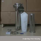 飲料のミルクのワインPTFの中心89mm 0.1um 0.22umミクロン フィルター ハウジング